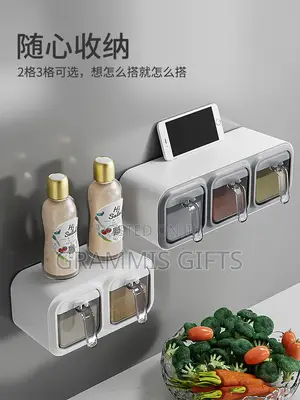 Wall-Mounted Spice Organizer