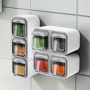 Wall-Mounted Spice Organizer