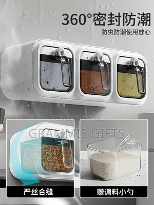 Wall-Mounted Spice Organizer