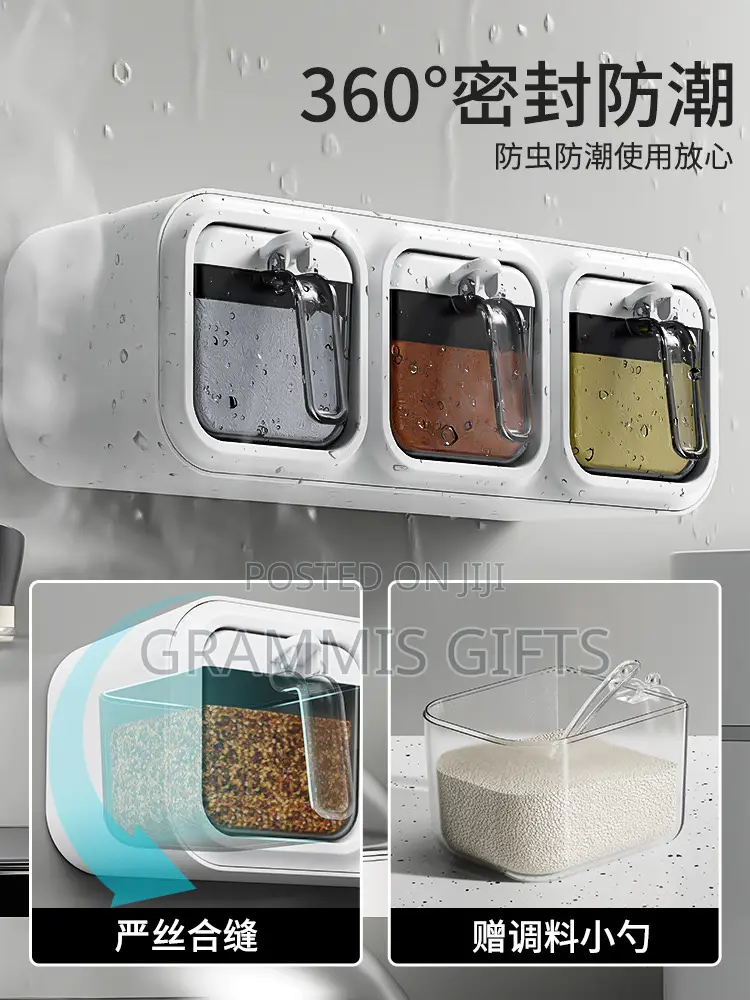 Wall-Mounted Spice Organizer