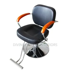 Beauty Salon Barbing Chair - Black