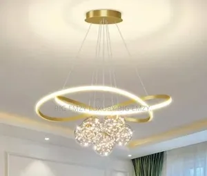 Double Round Ring Pendant Lights.
