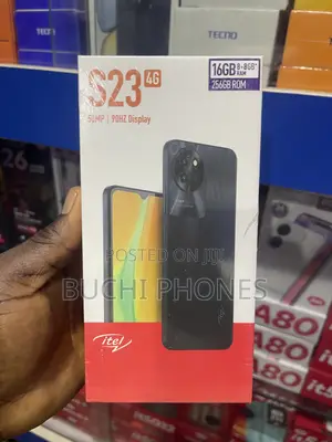 New Itel S23 256 GB Black
