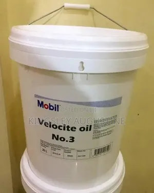 Mobil Velocite Oil Bucket