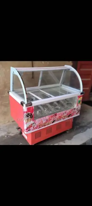 Commercial Ice Cream Display 10 Plates Freezer