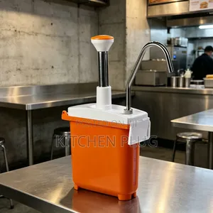 3.5l Plastic Sauce Pump / Manual Countertop Sauce Dispenser Pump