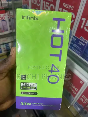 New Infinix Hot 40 256 GB Black
