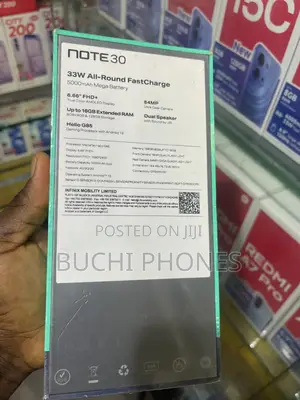 New Infinix Note 30 256 GB Black