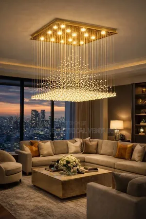 Rain Drop Crystal Chandelier Light