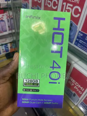 New Infinix Hot 40i 128 GB Black