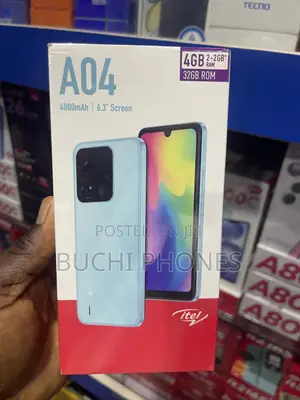 New Itel A04 32 GB Black