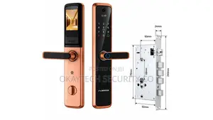 Keyless Security Digital Phone App Camera Smart Fingerprint Lock