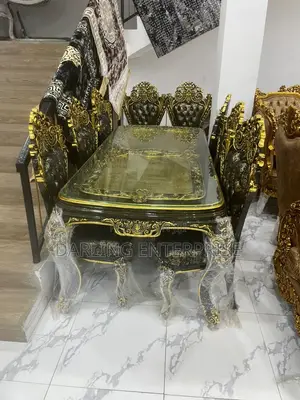 Imported Luxury Royal Dinning Table With 6 Chairs
