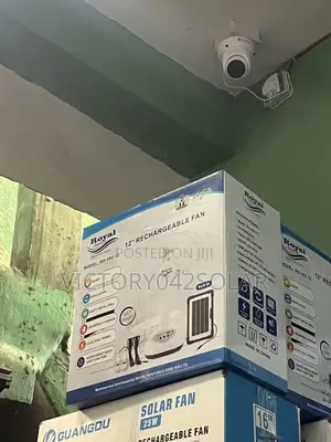 Solar 12inch Rechargeable Solar Fan Available