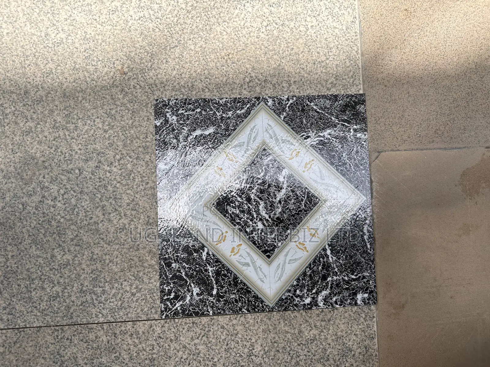 Premium Black Marble Floor Tile