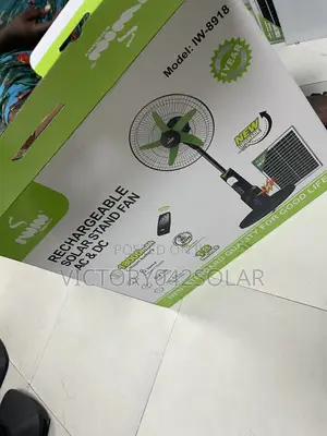 18inch Solar Fan Available Dm For Price And Delivery