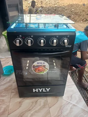 Original Hyly Gas Cooker Oven With 3gas Burner and 1 Electric Burner