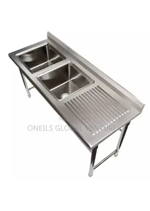 2bowl Sink With Side