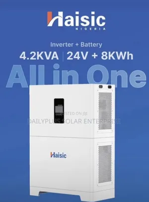 Haisic 8kwh 4.2kva 24v All in One Solar Hybrid Inverter