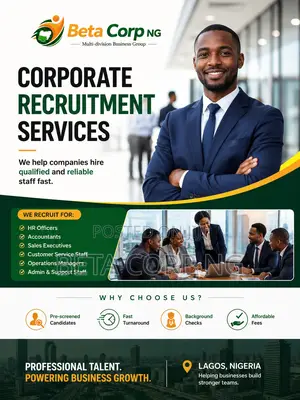 Professional Corporate Recruitment Agency in Lagos – Available