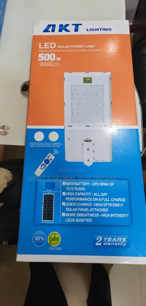 Akt Lighting Led 500w Solar Street Lamp.