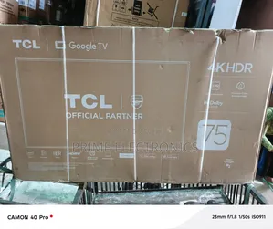 TCL Television 75" Smart Google Tv 