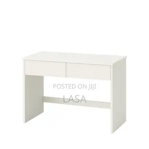 Compact Vanity Desk With Flip Mirror Storage Drawers