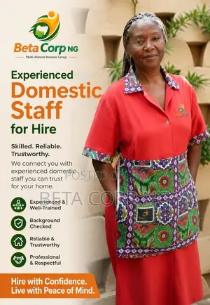 Trusted Female Domestic Staff Available In Abeokuta Homes