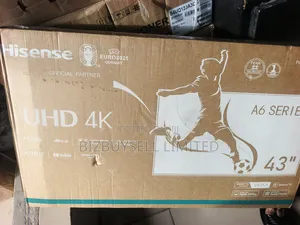 43" Inches Hisence Smart Tv, A6 Series.