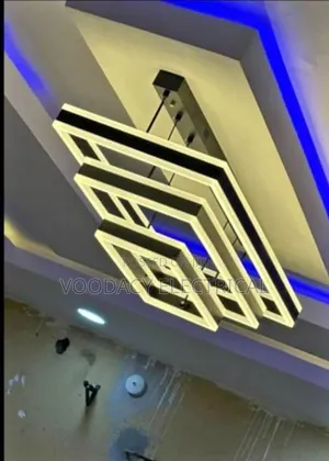 Modern Geometric Chandelier
