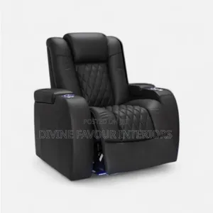 Electric Massage Recliner Cinema Sofa Chair - Black