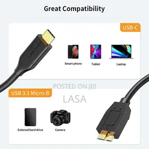 Usb Micro B to Type C Cable 30cm