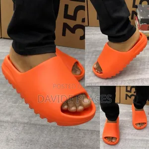 Quality Original Adidas Yeezy 350 Unisex Slide Orange