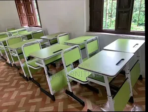 Premium Single School Desk and Chair Set- Durable Classroom Furniture