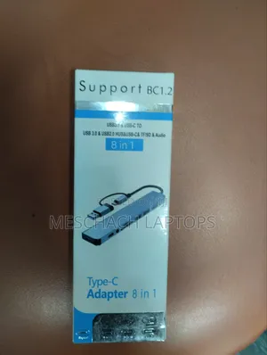 8 in 1 Type C to Usb Adapter