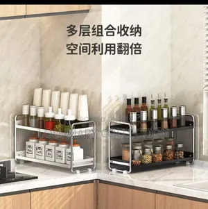2 Layers Spice Rack Cabinet