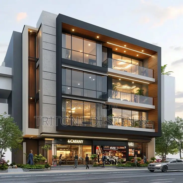 Office Complex Design + 3d Visualization Drawings