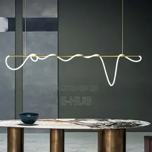 Linear Semi Flush Mount Chandelier Lights