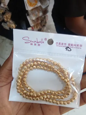 Gold Replica Beaded Bracelet -3 Pieces in a Set