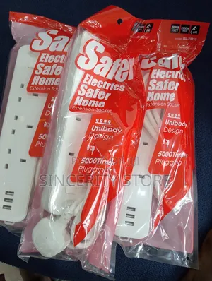 3 Ways Itel Extension Sockets With 3 Usb Ports (Uk)