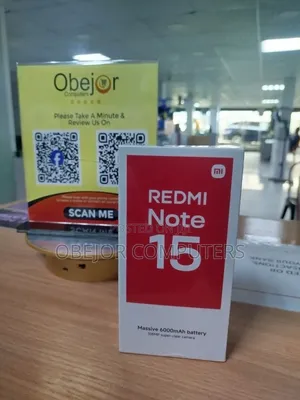 New Xiaomi Redmi Note 15 128 GB Black