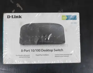 D-Link Des-1008d 8-Port Fast Ethernet Unmanaged Desktop Switch