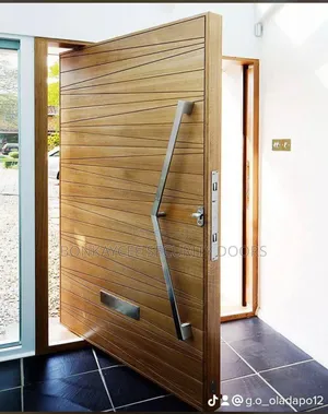 5ft Mahogany Wood Security Door