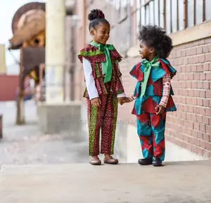 Ankara Print Girls Two Piece Set