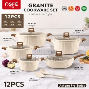 Osfe 12pcs Granite Cookware Set