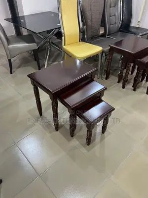 Brown Color 3in1 Wooden Side Stool
