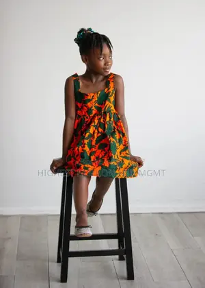 Ankara Print Girl's Dress