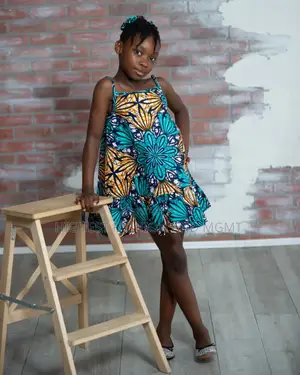 Ankara Print Girl's Dress