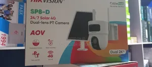 4g Solar Dual Lens Hikvision Camera. Ds-2cfspb-D/4g