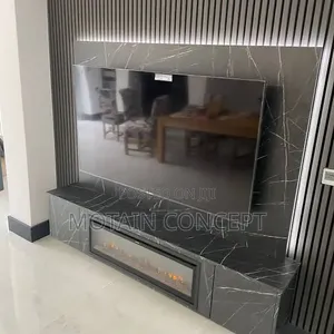 Organic Curved Tv Wall